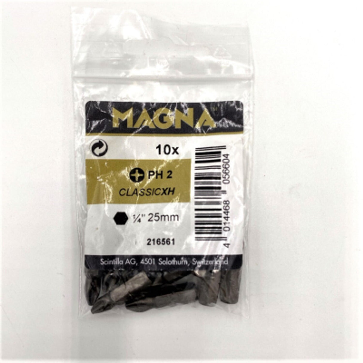 PH2 x 25mm Extra Hard 1/4in Hex Screwdriver Bit