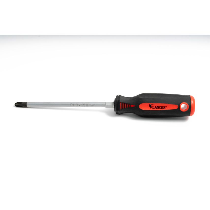 PH3 Phillips Screwdriver 8mm Magnetic Tip Mounted In Entire Handle 150mm Long with Special Tip