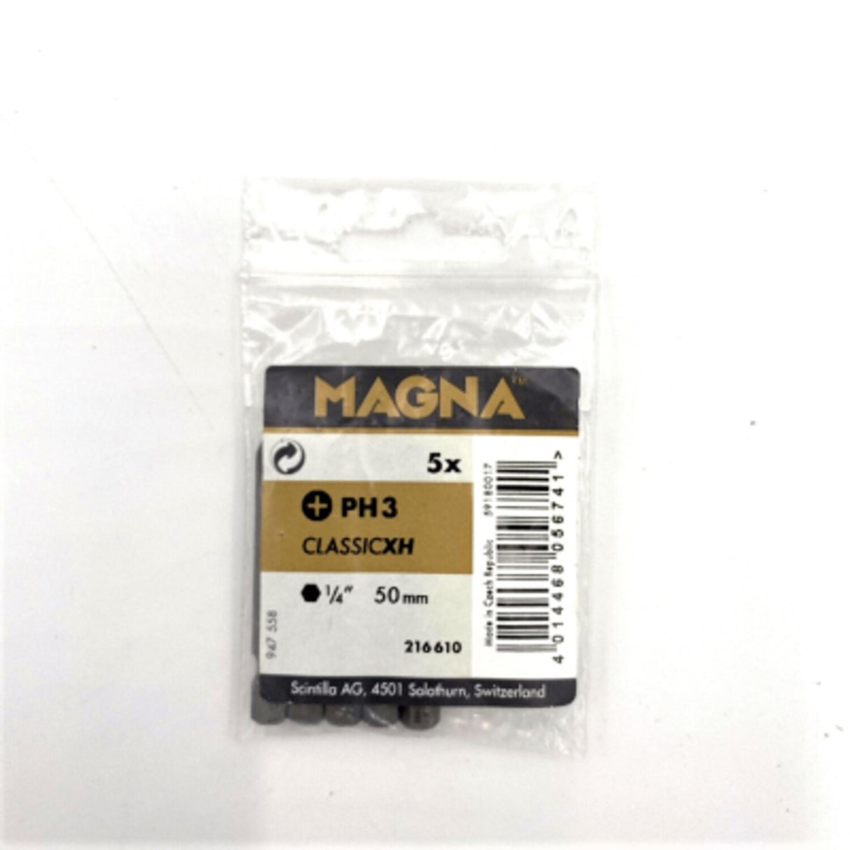 PH3 x 50mm Extra Hard 1/4in Hex Screwdriver Bit