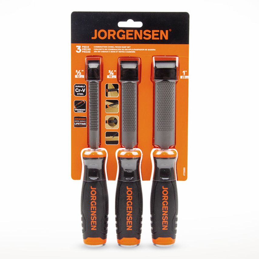 POJ70580 Combination Chisel/Wood Rasp Set (3 Piece)