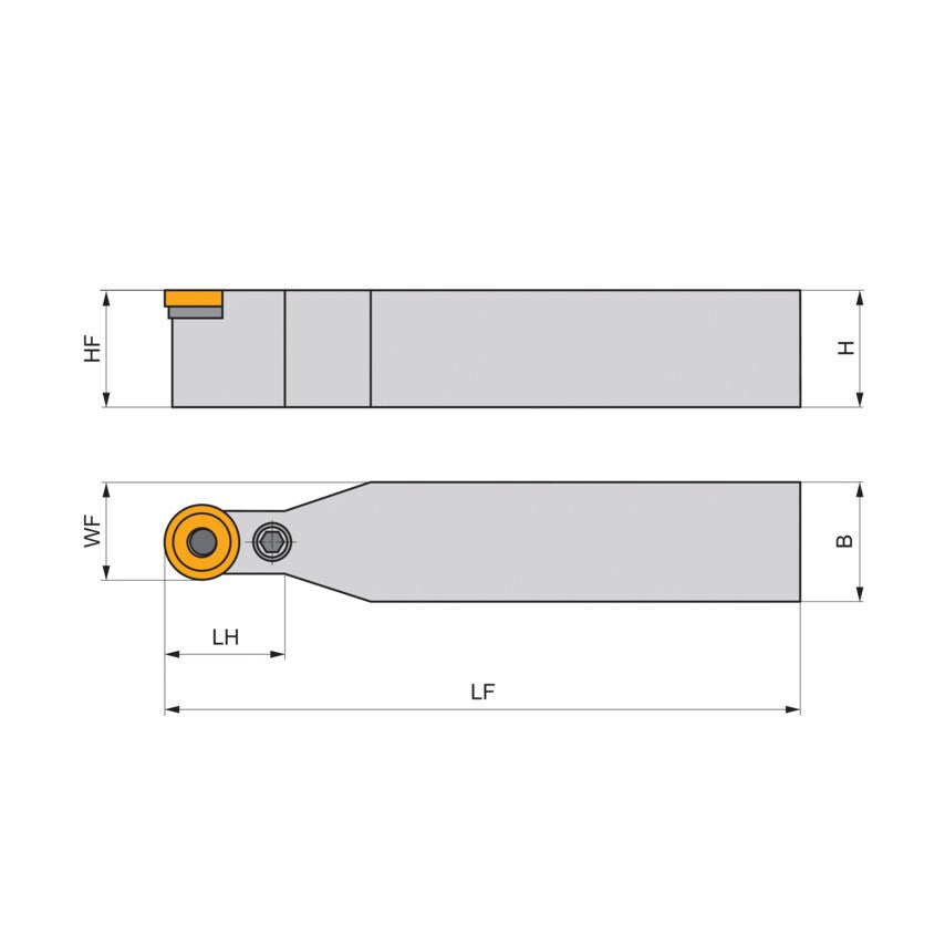 PRDCN 5050 V 32 External Turning Holder