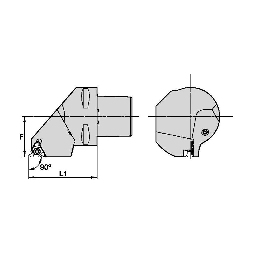 PSC63LSSR22 PSC63 Laydown Axial RH 90 LT2