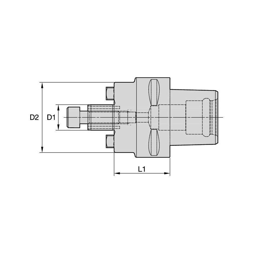 PSC63SMC125157 PSC63 Shell Mill Adapter 1-1/