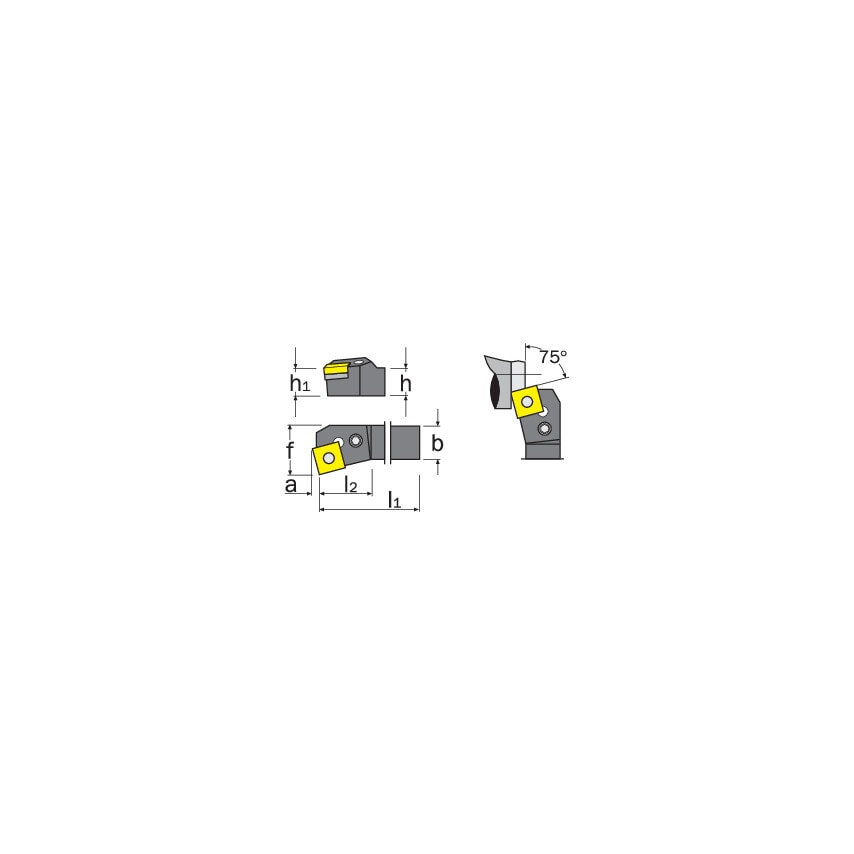 PSKNR 2525M12 External Toolholder