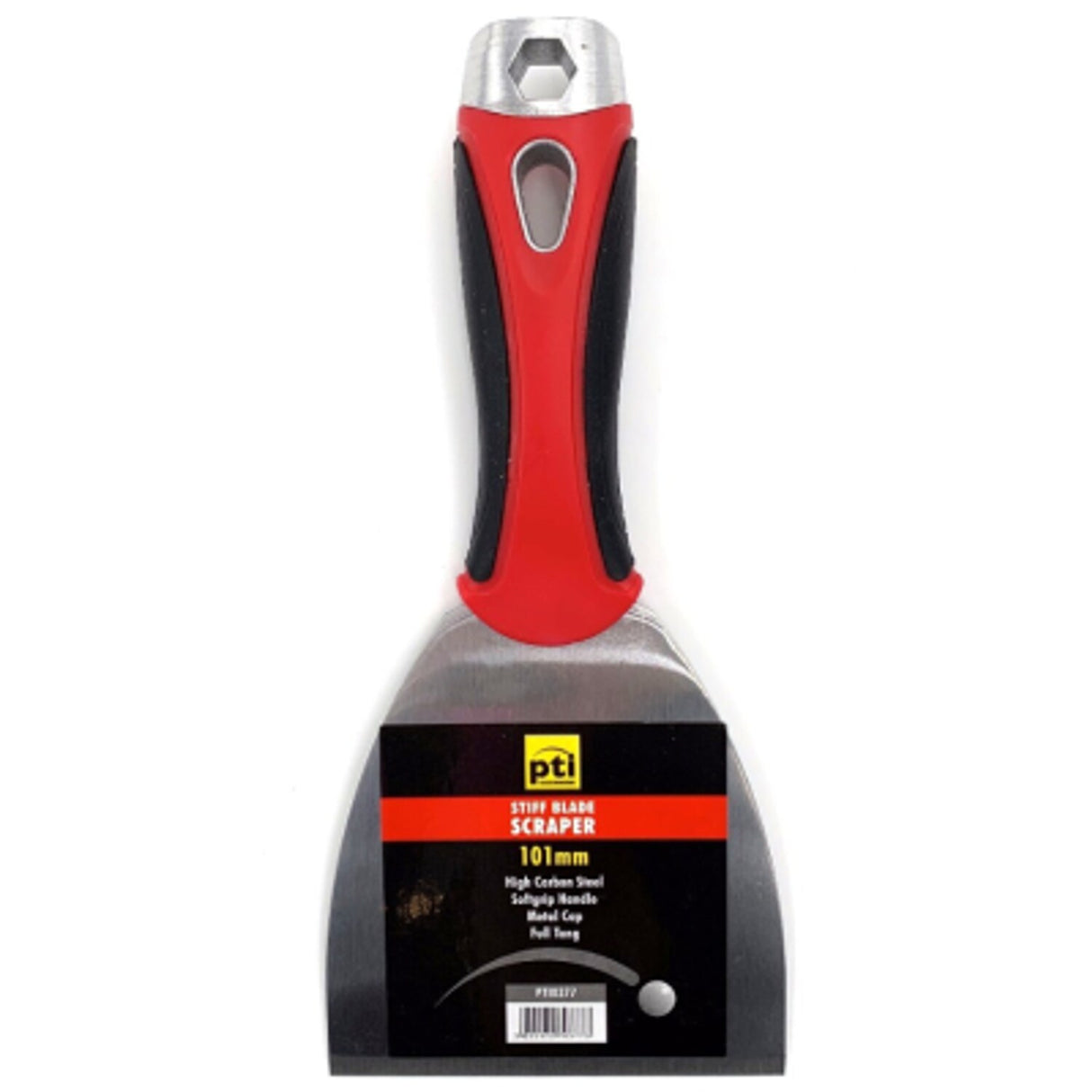 PTI 101mm Stiff Blade Scraper with Softgrip Handle