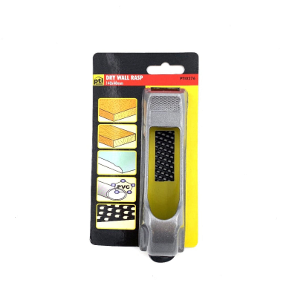 PTI 140mm Drywall Rasp Aluminium Body