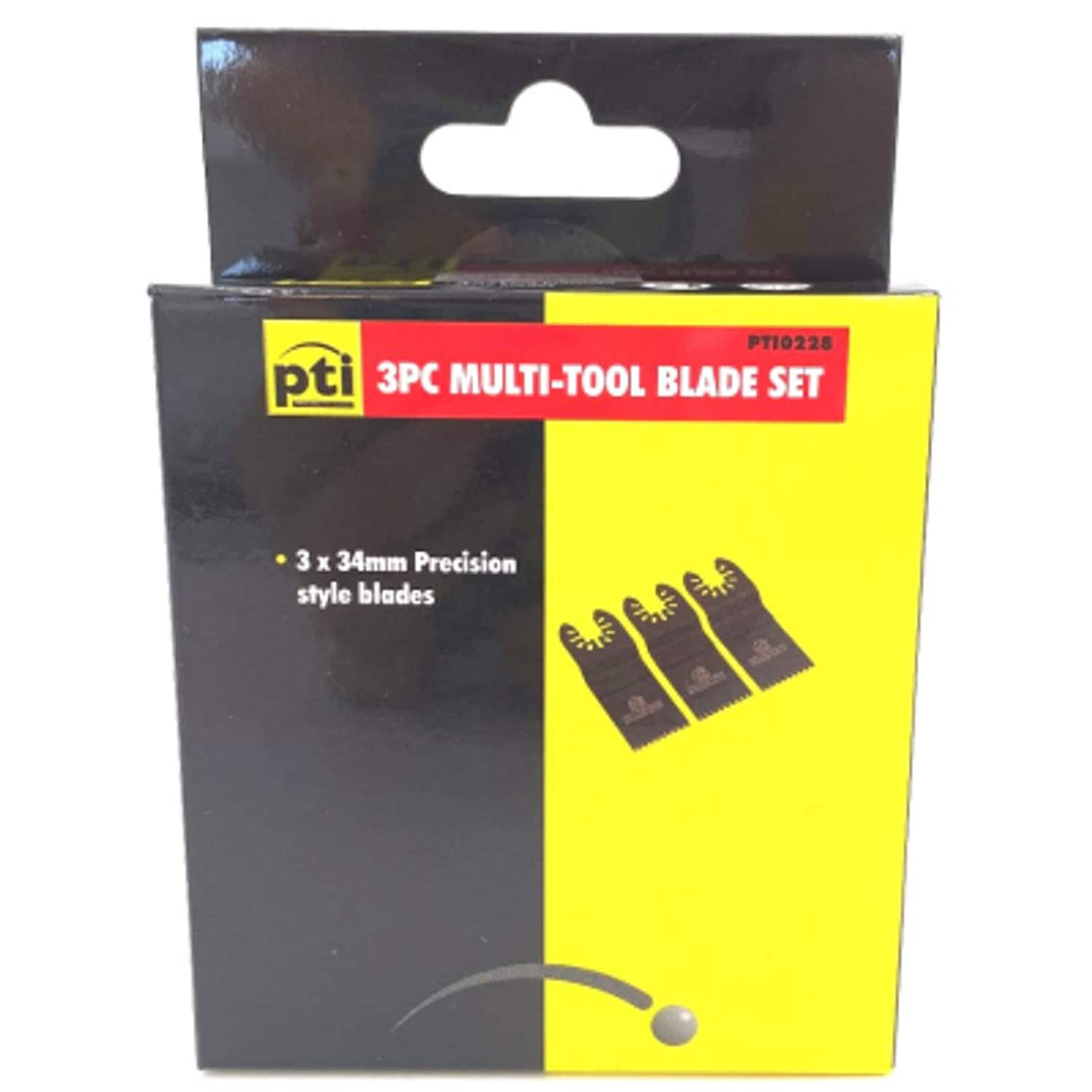 PTI 34mm Precision Plunge Blade 3 Piece Set