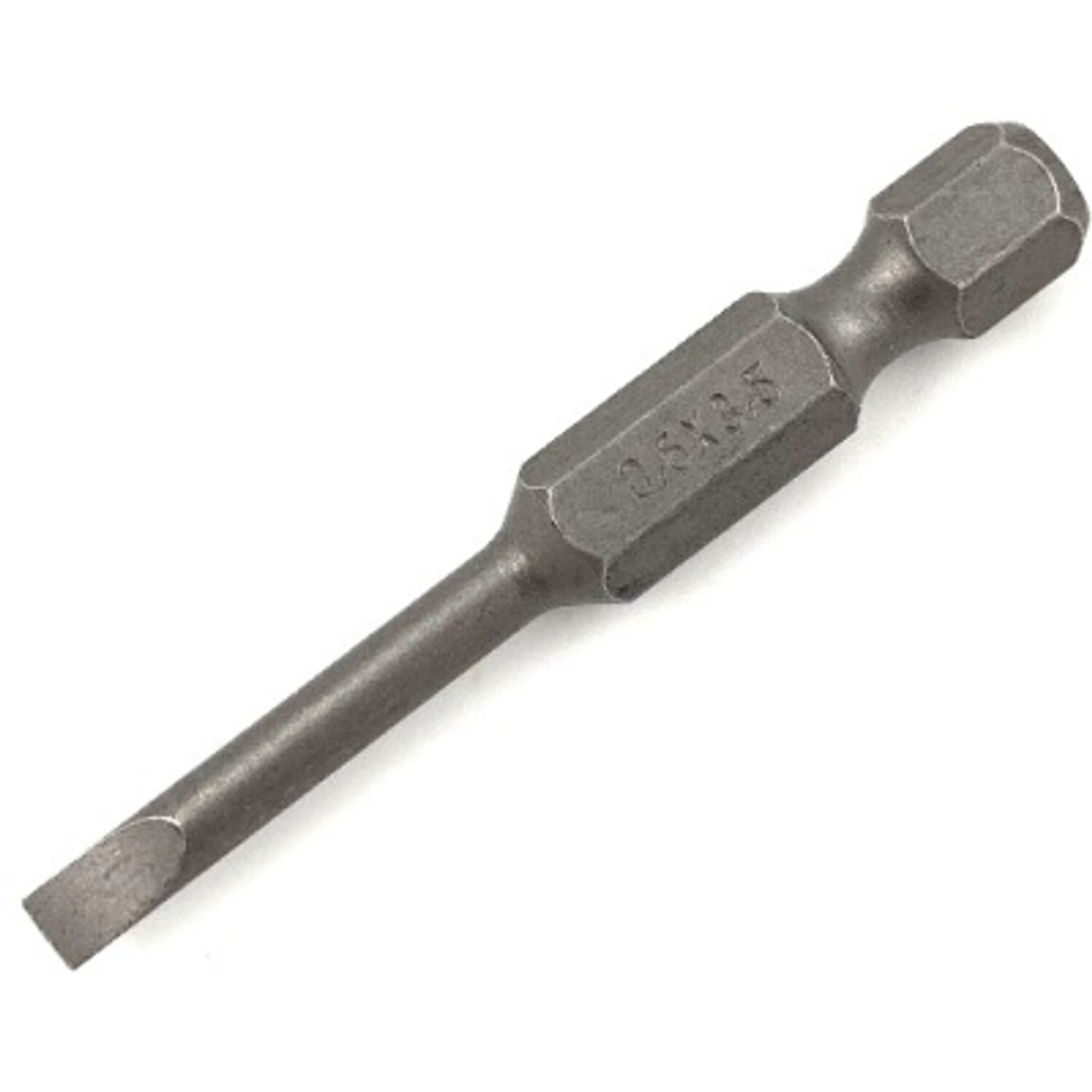 PTI 3.5mm x 0.6mm x 50mm 1/4in Hex Slotted Screwdriver Bit