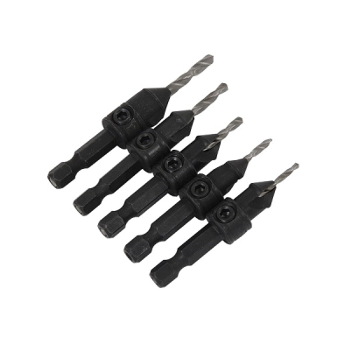 PTI 5 Piece Drill and Countersink Set
