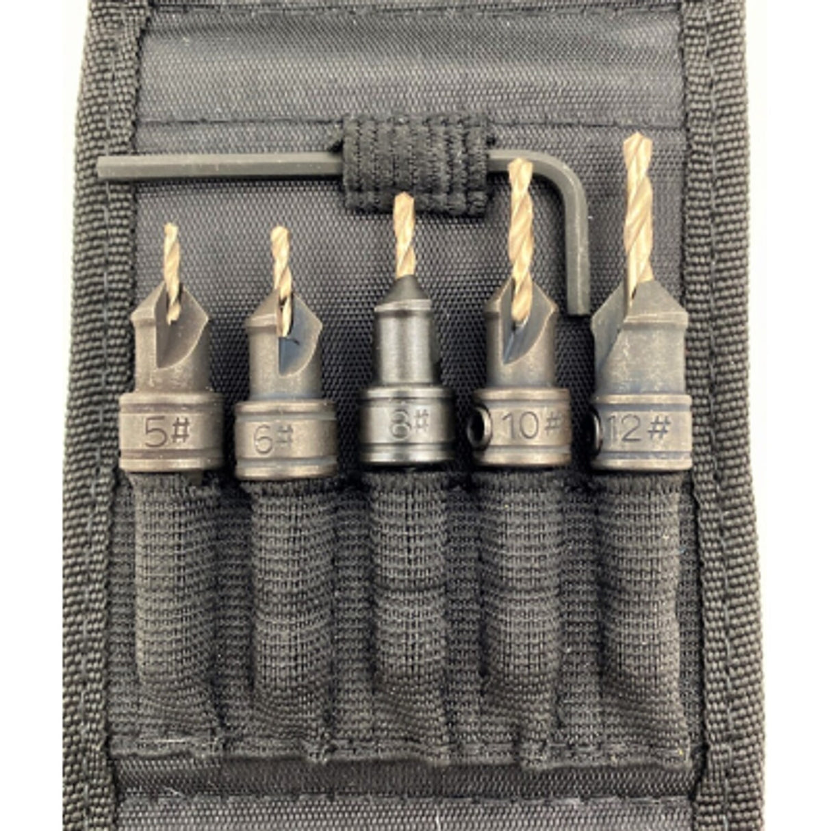 PTI 5 Piece Drill and Countersink Set