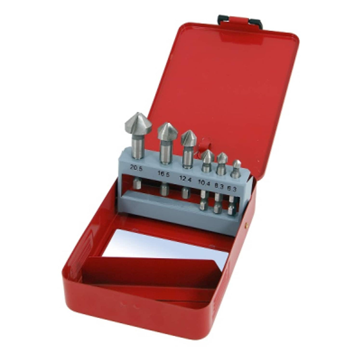 PTI 6 Piece HSS Countersink Set 1/4in Hex Shank