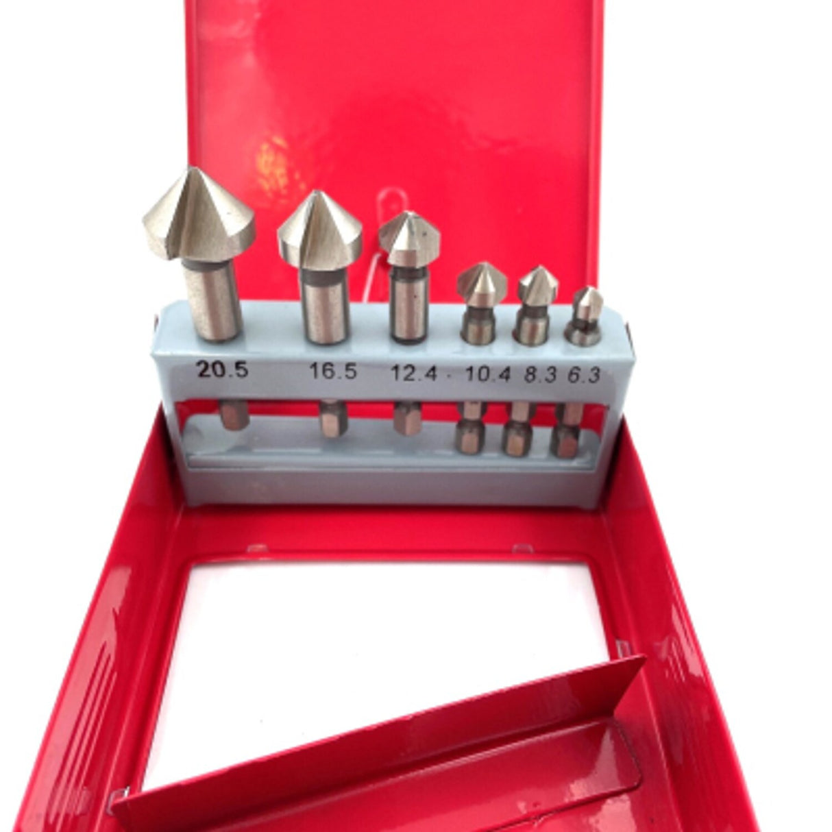 PTI 6 Piece HSS Countersink Set 1/4in Hex Shank