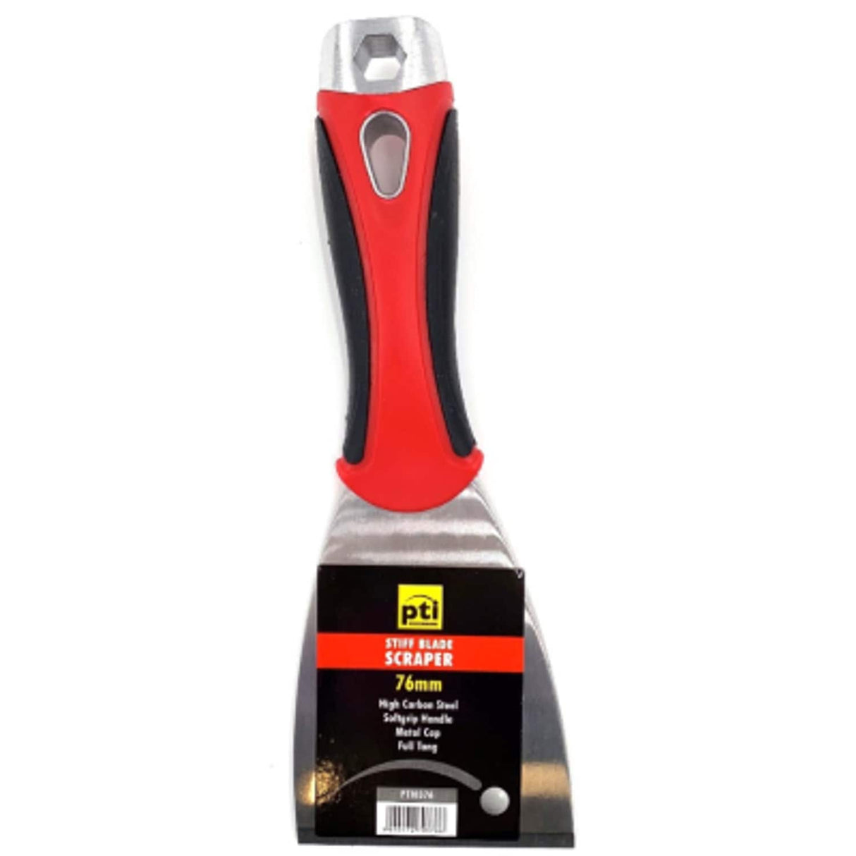 PTI 76mm (3in) Stiff Blade Scraper with Softgrip Handle