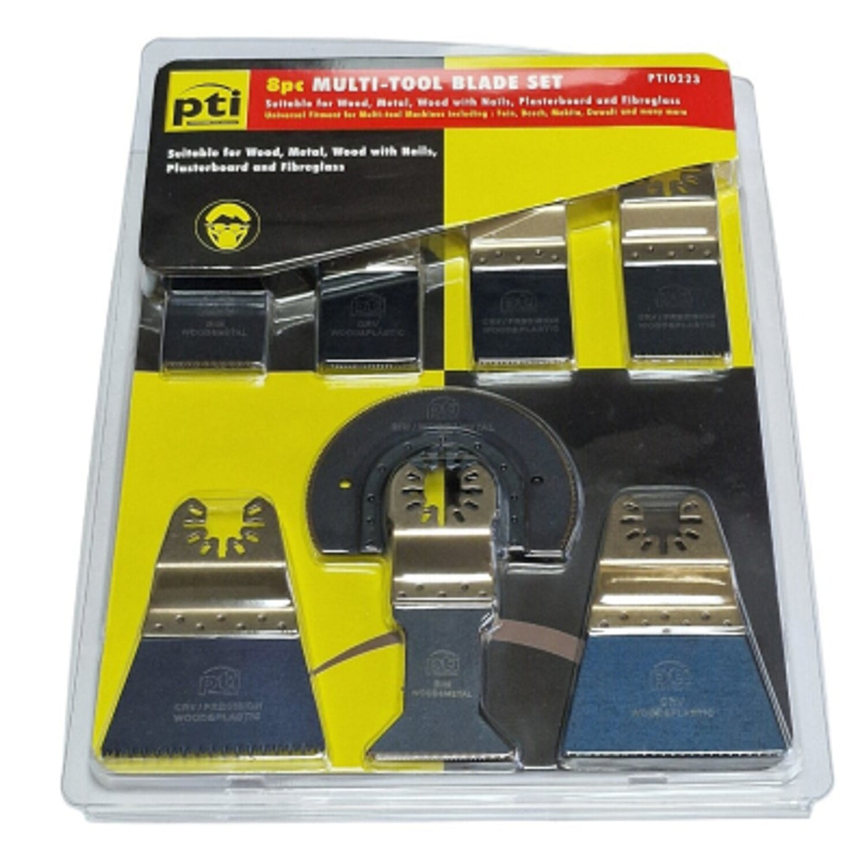 PTI 8 Piece Multi Tool Blade Kit