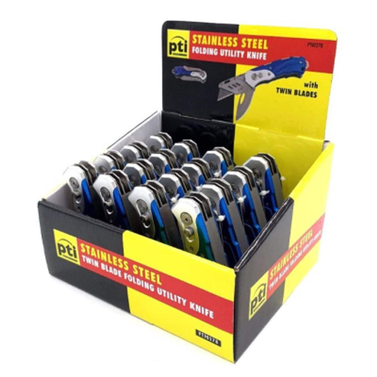 PTI Dual Blade Folding Utility Knife