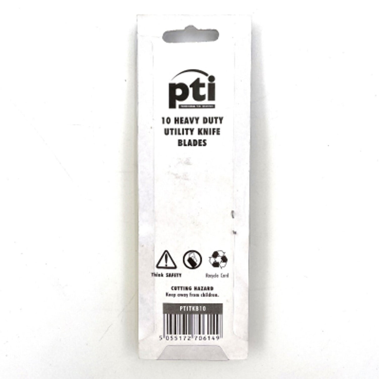 PTI Heavy Duty Utility Knife Blade (Pack of 10)