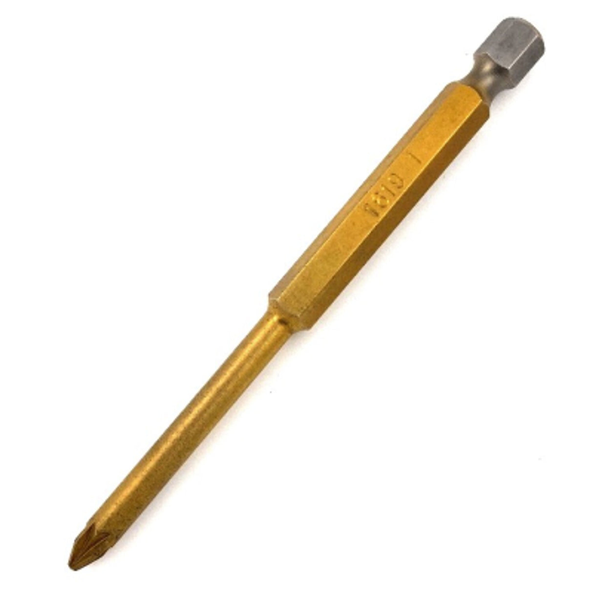 PTI PZ1 x 90mm Titanium 1/4in Hex Screwdriver Bit