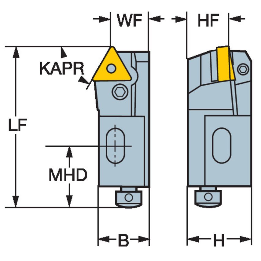 PTTNR 12CA-16 T-Max P Cartridge for Turning