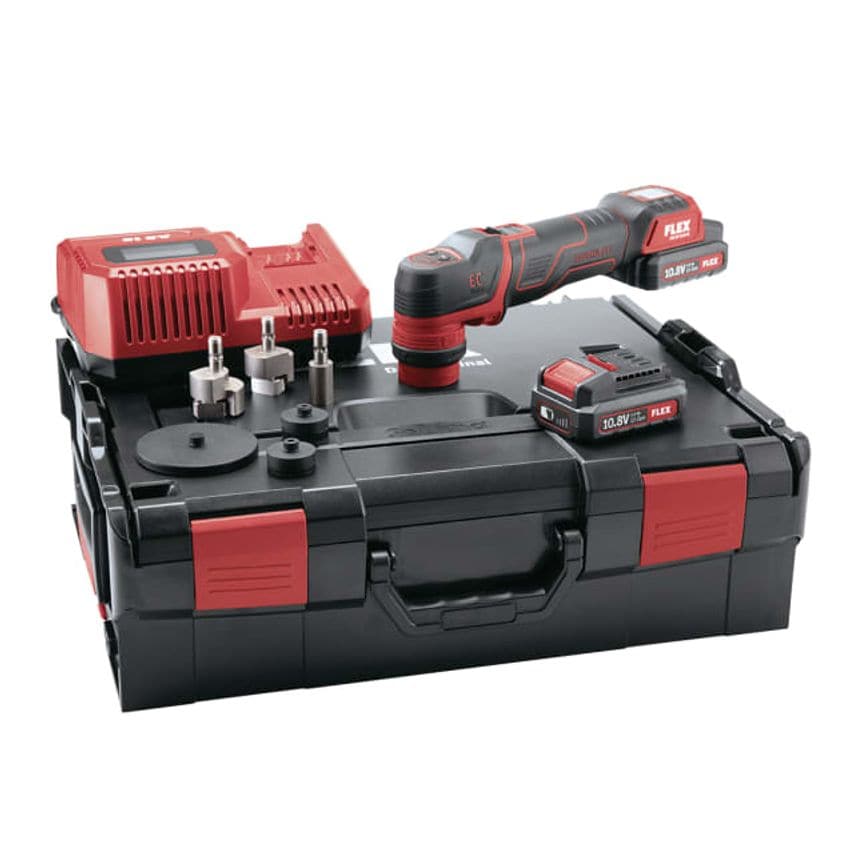 PXE 80 10.8-EC/2.5 Spot Polisher & Accessories 10.8V 2 x 2.5Ah Li-ion