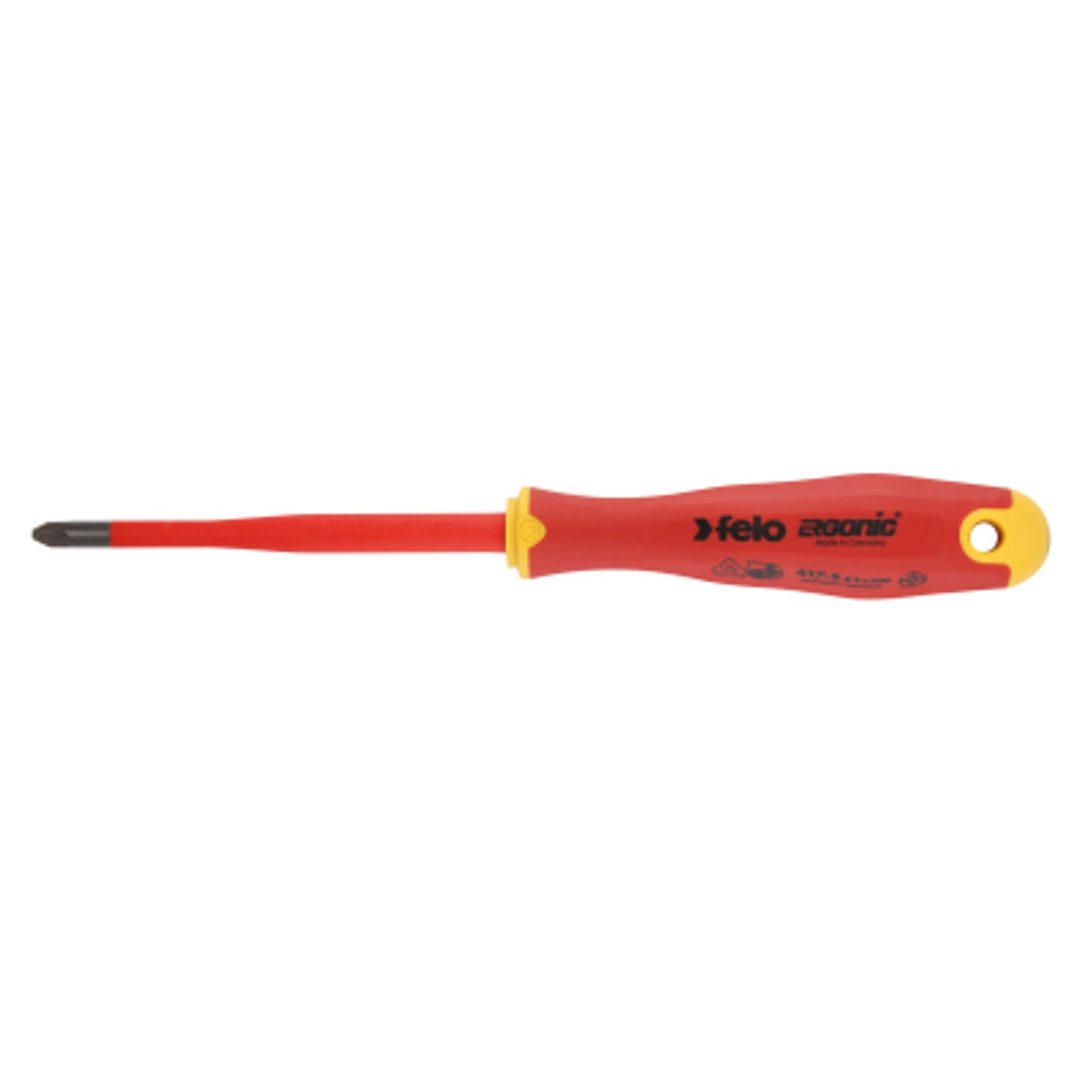PZ1 x 80mm +/ - Ergonic VDE E-Slim Screwdriver