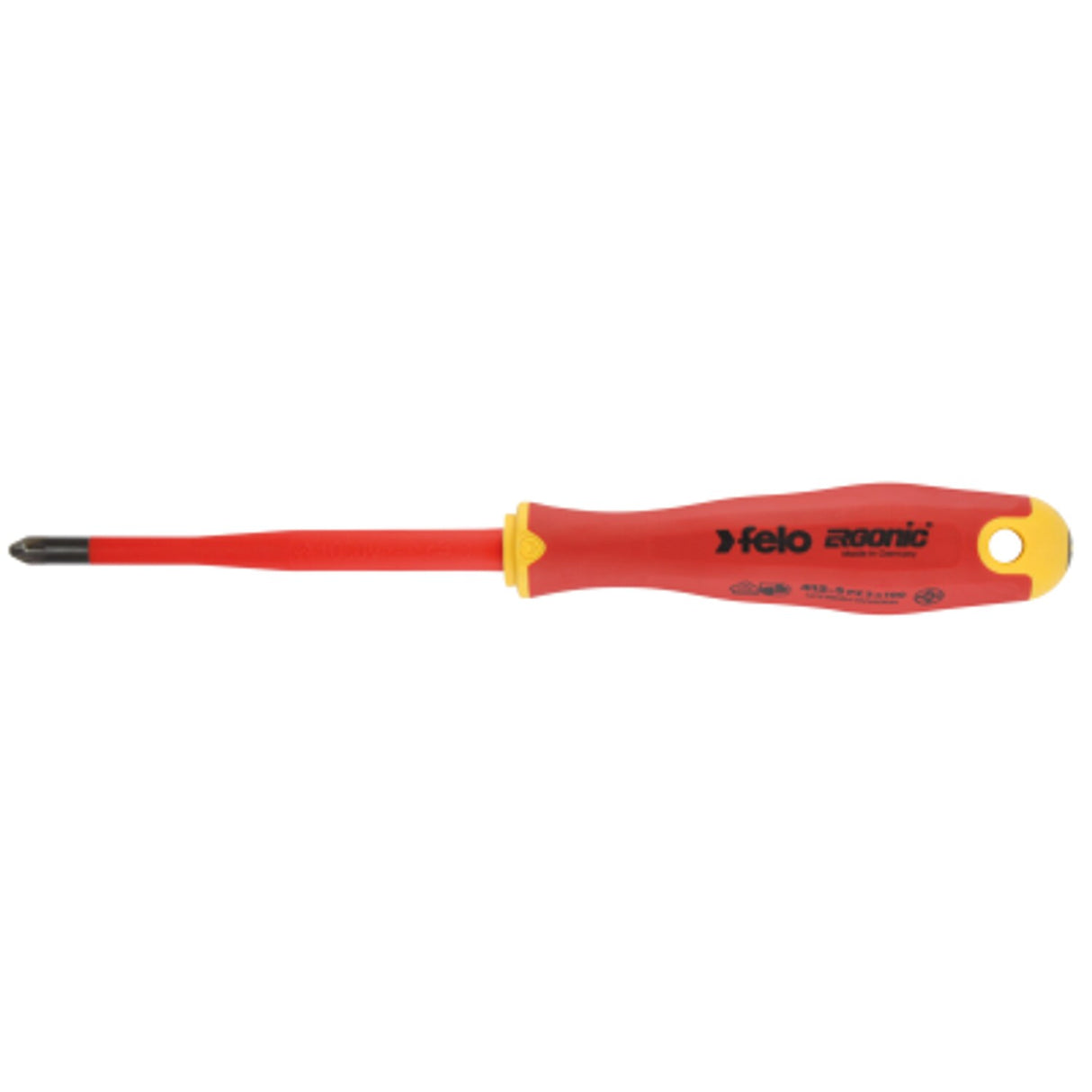 PZ2 x 100mm Ergonic VDE E-Slim Screwdriver