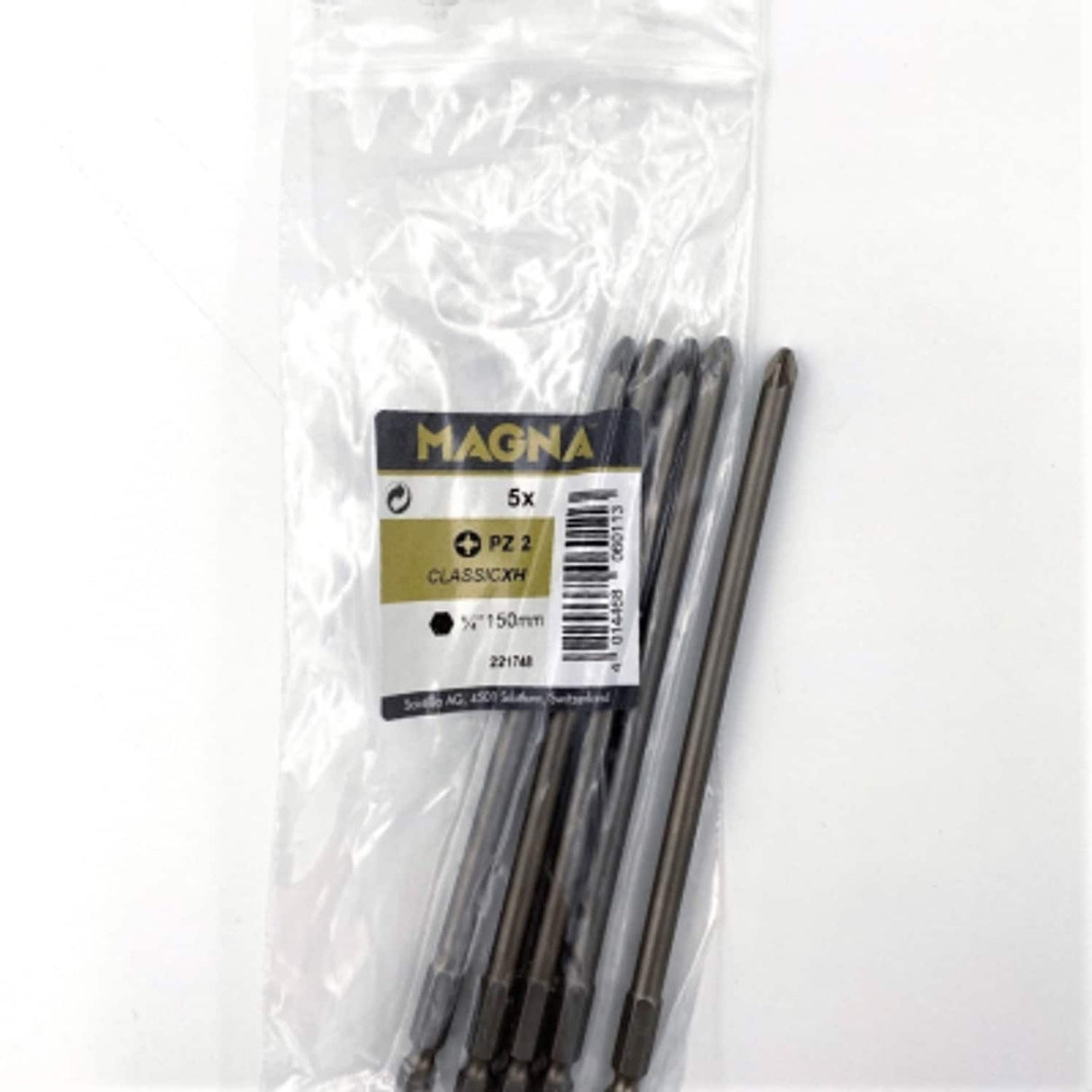 PZ2 x 152mm Extra Hard 1/4in Hex Screwdriver Bit