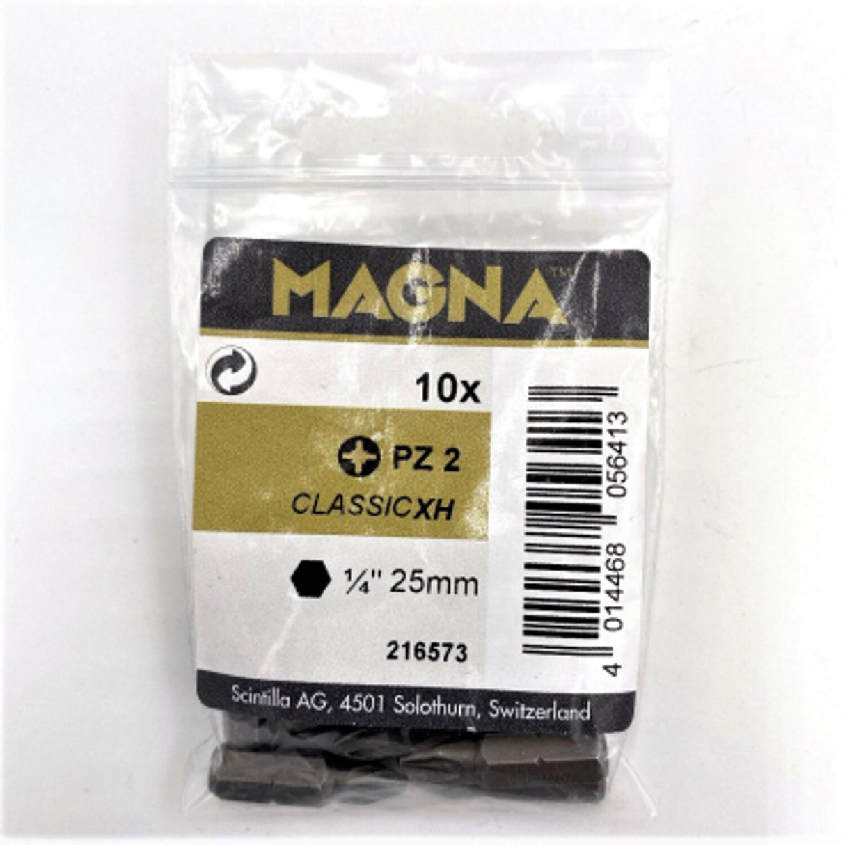 PZ2 x 25mm Extra Hard 1/4in Hex Screwdriver Bit