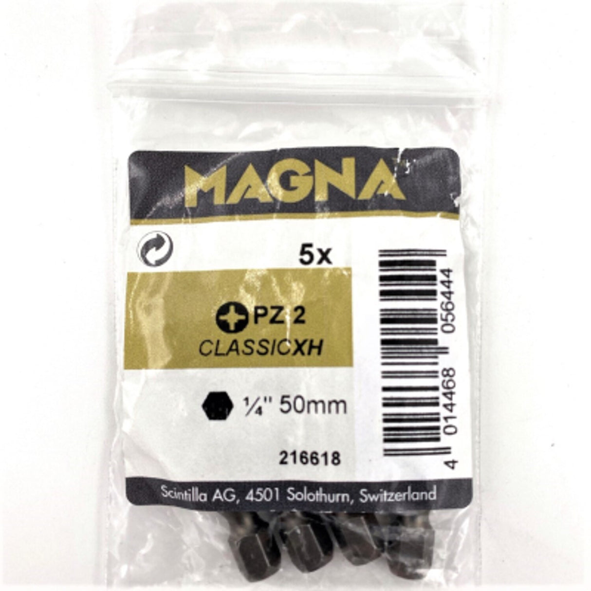 PZ2 x 50mm Extra Hard 1/4in Hex Screwdriver Bit