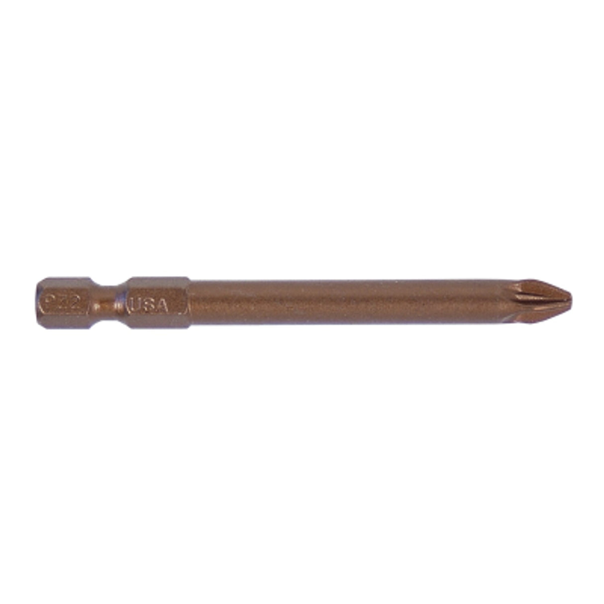 PZ2 x 70mm ISO Temp 1/4in Hex Screwdriver Bit