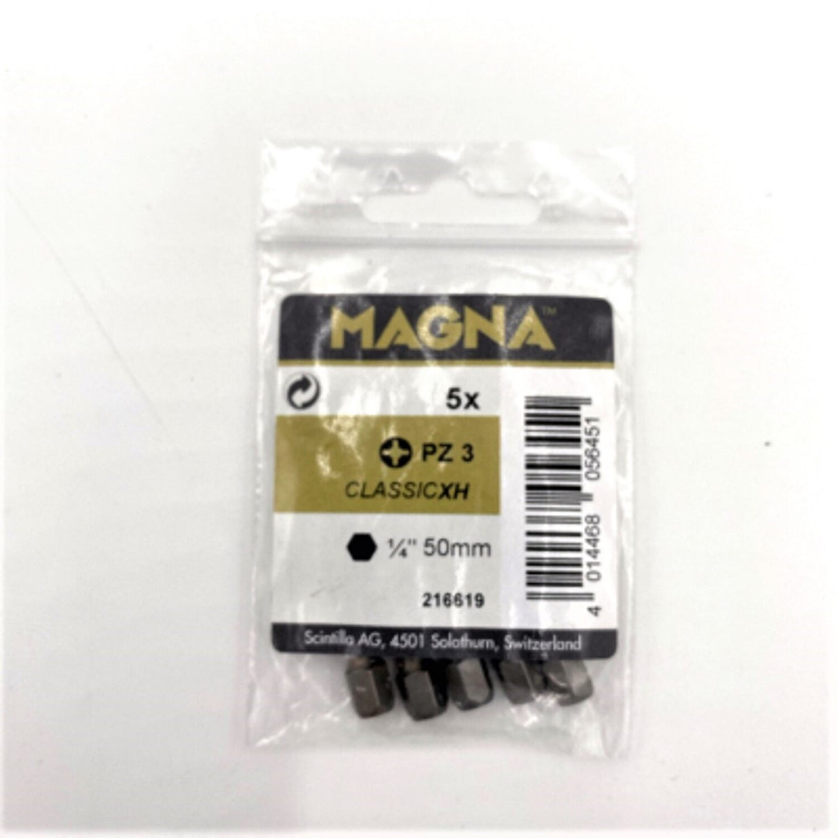 PZ3 x 50mm Extra Hard 1/4in Hex Screwdriver Bit