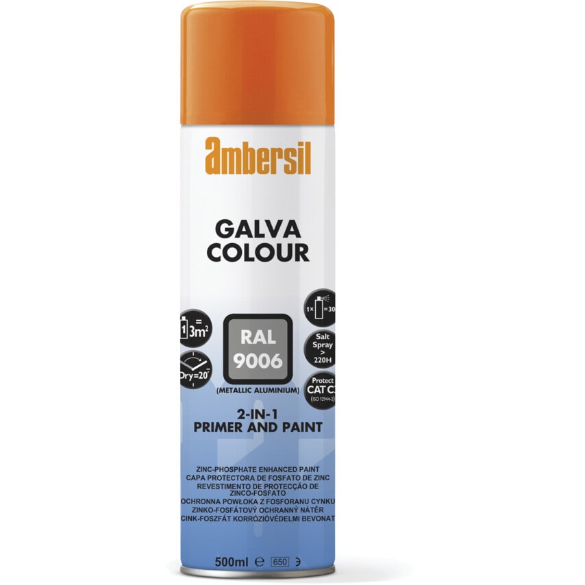 Paint Aerosol, Silver, 400ML