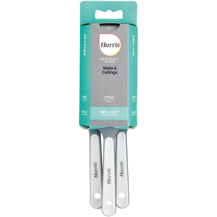 Paint Brush Set, for Walls & Ceiling (Pk-3)