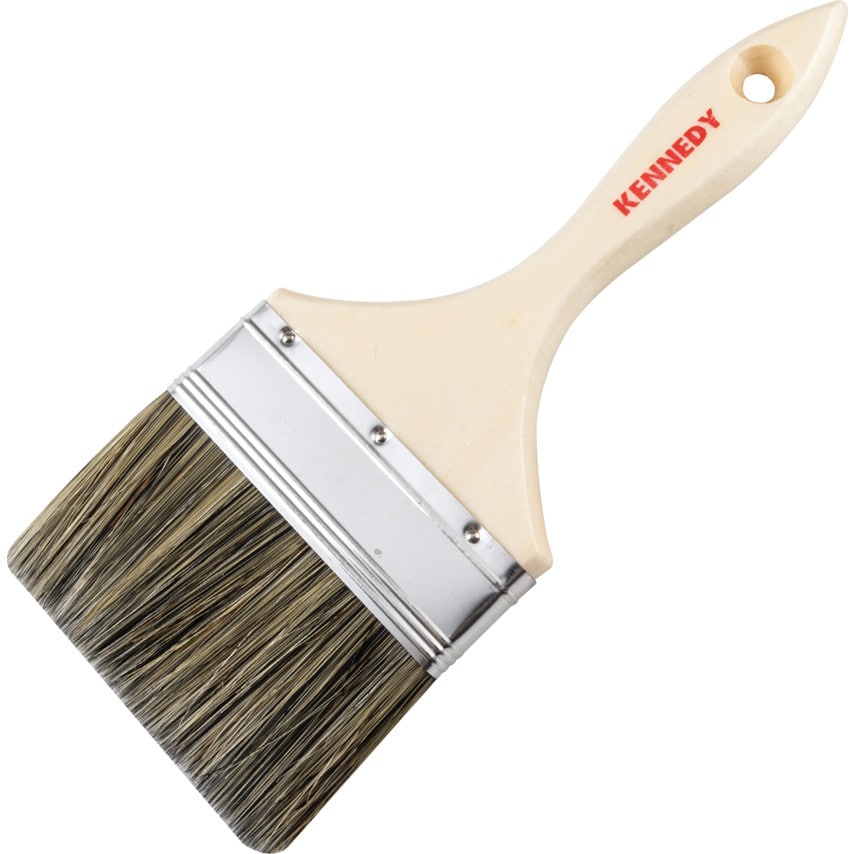 Paint Brush Wooden Handled 4" Wide