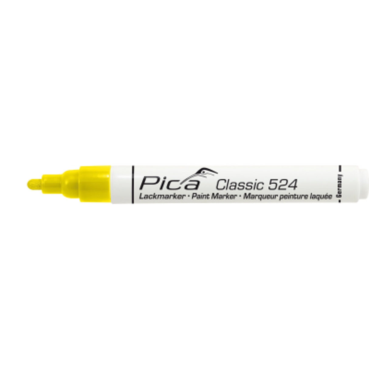 Paint Marker Yellow, Round Tip 2-4mm