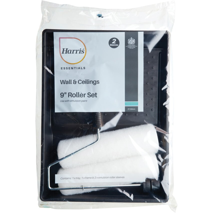 Paint Roller Set, Double Sleeve, 9"