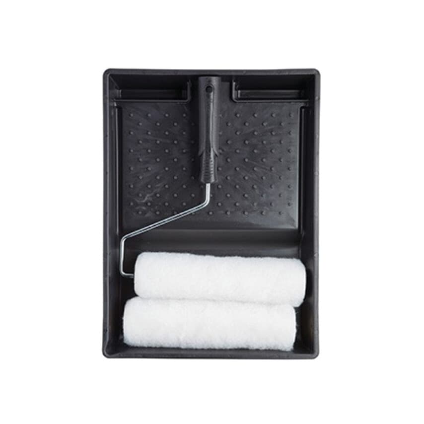 Paint Roller Set, Double Sleeve, 9"