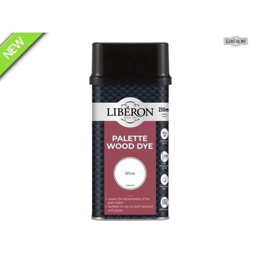 Palette Wood Dye White 250ml