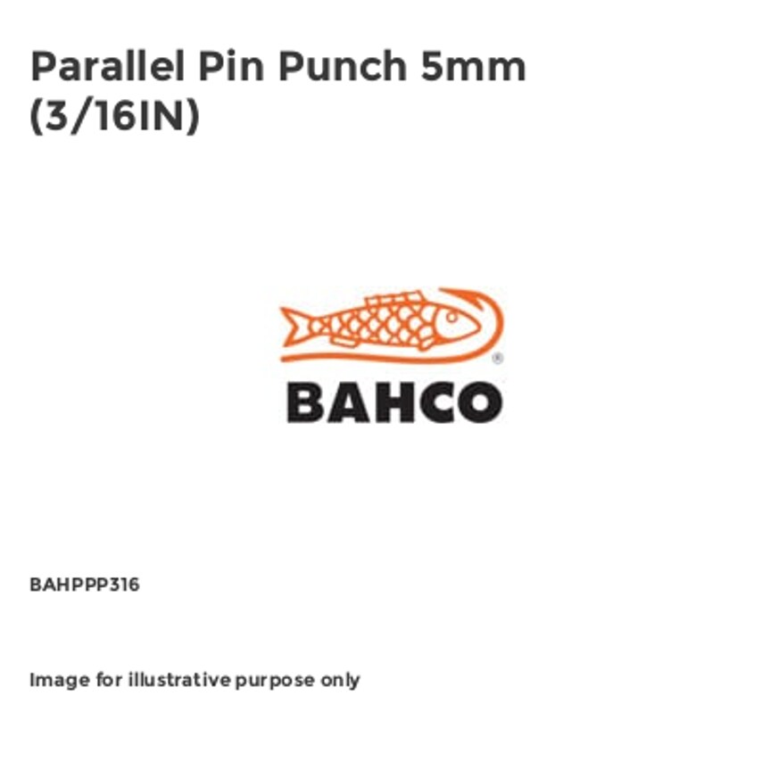 Parallel Pin Punch 5mm (3/16IN)