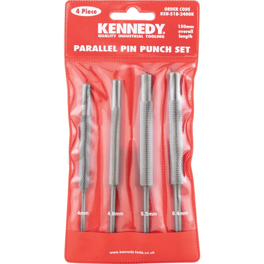 Parallel Pin Punch Long Series Set of 4
