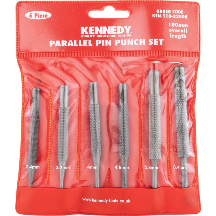 Parallel Pin Punches Set of 6