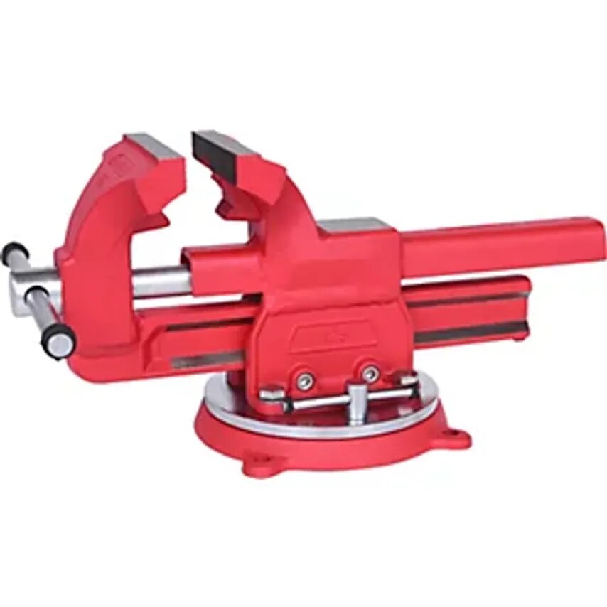 Parallel Vice with Round Plate Jaw Length 120 mm Pipe Clamping Jaw
