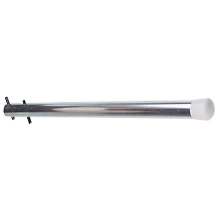 Partition Tube with End Cap, for Long Goods Shelf Unit, Depth 400 mm