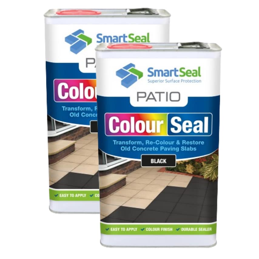 Patio Colour Seal Black 5 Liter Pack of 2