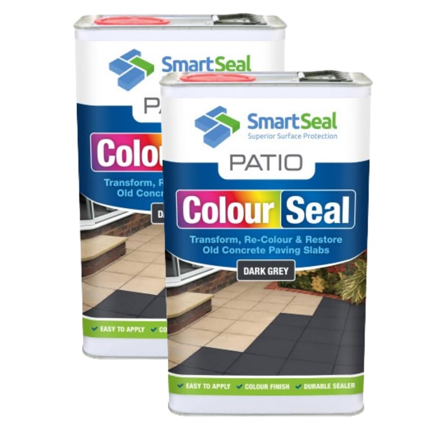 Patio Colour Seal Dark Grey 5 Liter Pack of 2