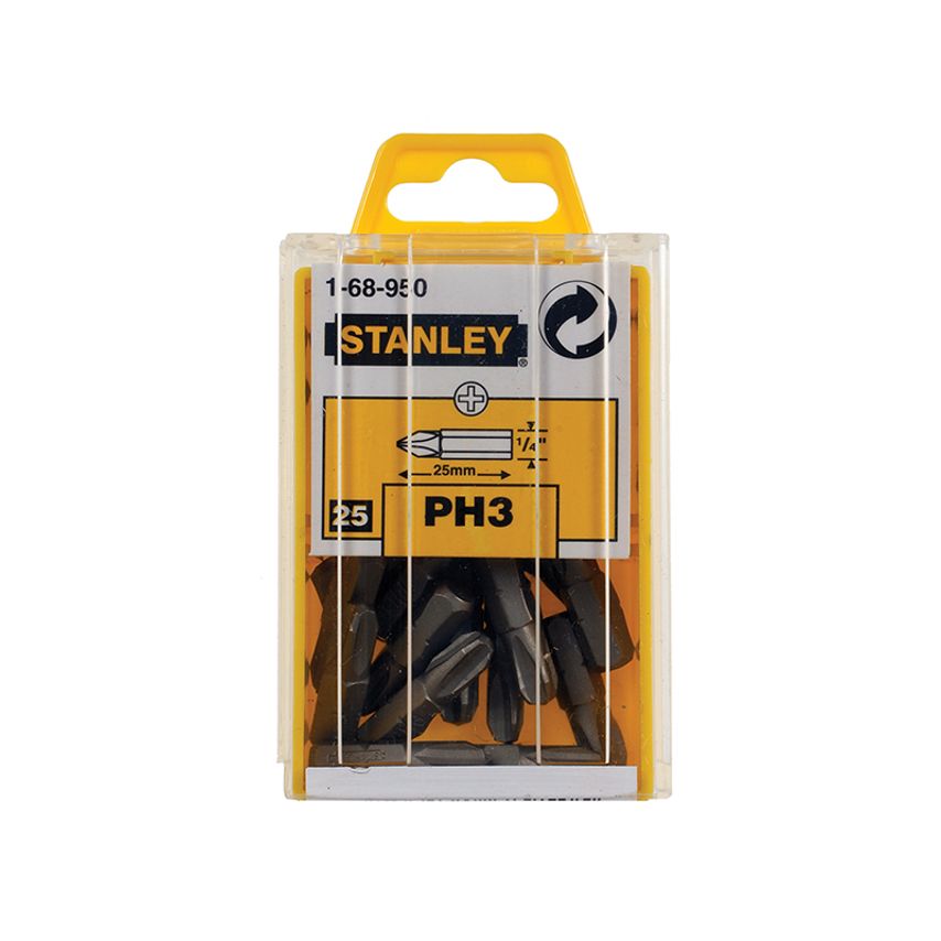 Phillips Bits PH3 x 25mm (Box 25) STA168950B