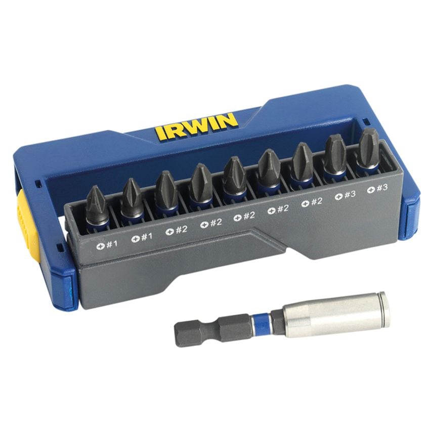 Phillips Impact Screwdriver Bit Set, 10 Piece IRW1923419