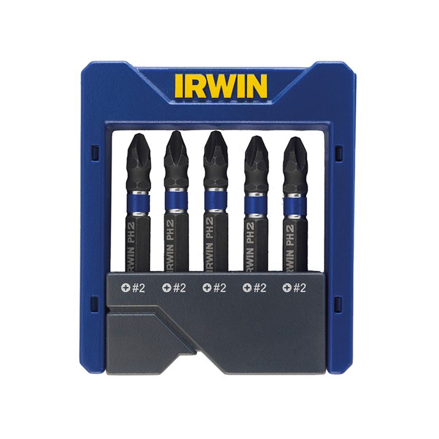 Phillips Impact Screwdriver Pocket Bit Set, 5 Piece IRW1923434