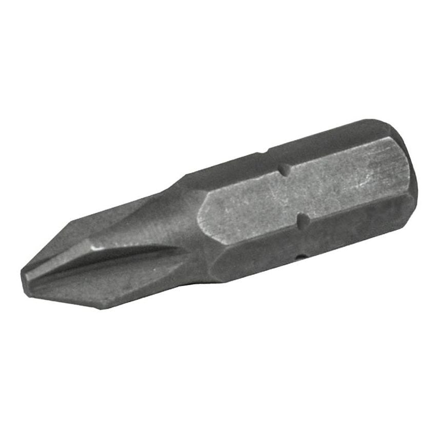 Phillips S2 Grade Steel Screwdriver Bits PH2 x 25mm (Pack 3) FAISBPH225
