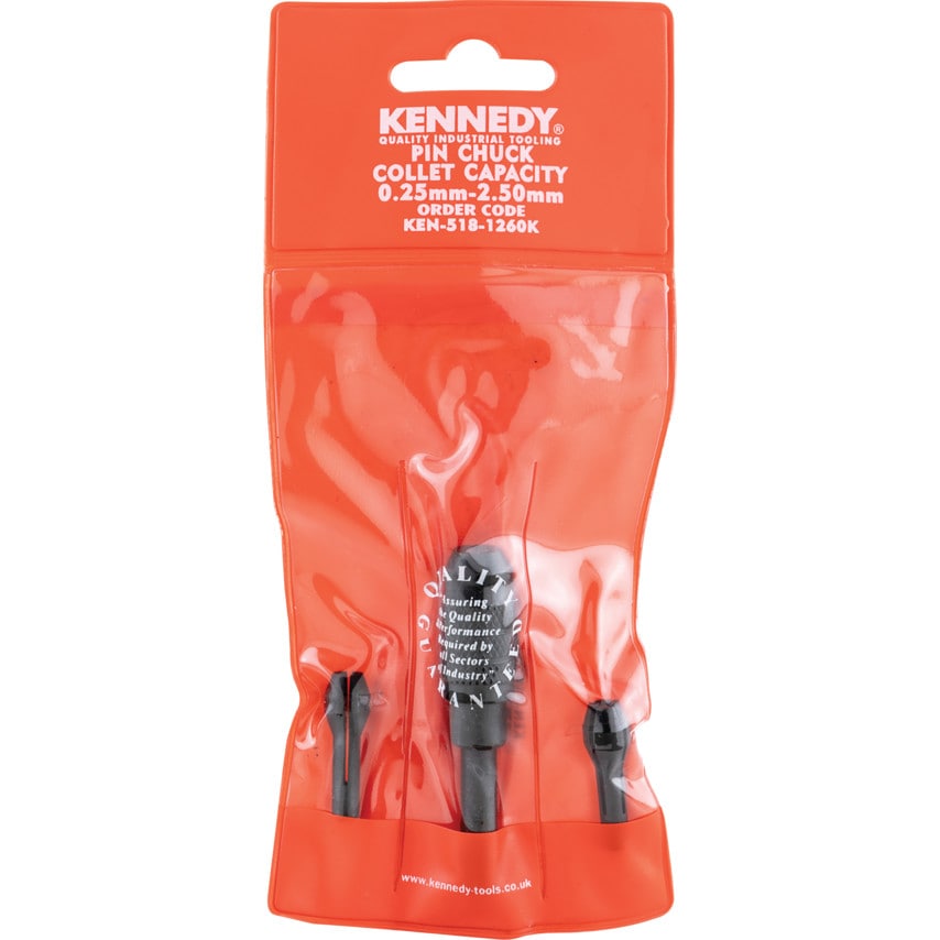 Pin Chuck Collet Capacity 0.25-2.50mm