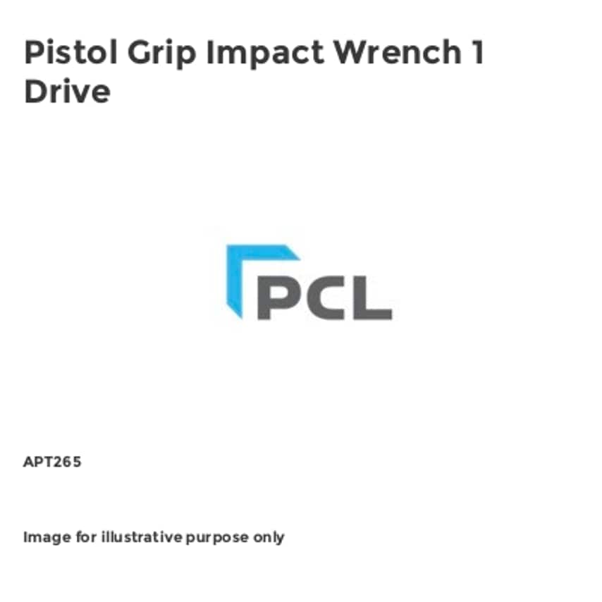 Pistol Grip Impact Wrench 1 Drive